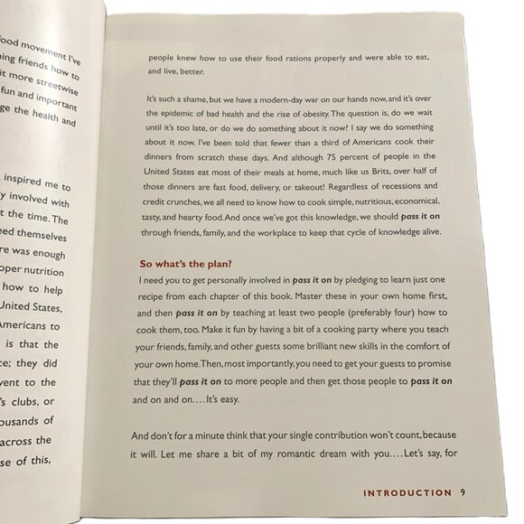 Jamie’s Food Revolution Cookbook Hardcover Illustrated 2009 By Jamie Oliver NEW! - Picture 12 of 15